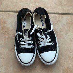 3/$30 Converse Black & White Low Top Sneakers 5